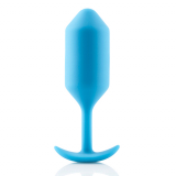 B-Vibe Snug Plug 3 Plug anal avec poids internes turquoise