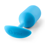 B-Vibe Snug Plug 3 weighted Butt-Plug teal