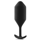 B-Vibe Snug Plug 4 Plug anal avec poids internes noir