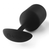 B-Vibe Snug Plug 4 Plug anal avec poids internes noir