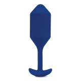 B-Vibe Snug Plug 4 Analplug m. Vibration blau