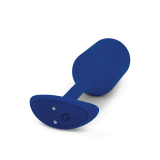 B-Vibe Snug Plug 4 plug anale con vibrazione blu