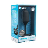 B-Vibe Snug Plug 4 Analplug m. Vibration schwarz