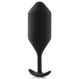 B-Vibe Snug Plug 5 plug anale con pesi interni nero