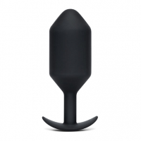 B-Vibe Snug Plug 7 plug anale con pesi interni nero
