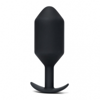 B-Vibe Snug Plug 7 plug anale con pesi interni nero