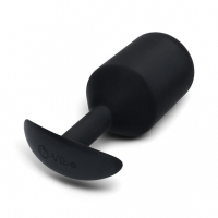 B-Vibe Snug Plug 7 Plug anal avec poids internes noir