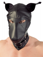 BDSM Hood Dog Head PU-Leather