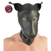 BDSM Hood Dog Head PU-Leather