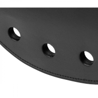 BdSM Paddle rounded w. Holes Leather 40cm