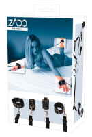Bed Restraint-Set with Leather Cuffs ZADO