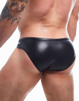 BL4CK by C4M Snap Ergonomic Brief schwarz mit Druckknopf-Verschluss am Beutel von CUT4MEN günstig kaufen