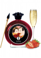 Bodypaint comestible Shunga Strawberry Wine 100ml