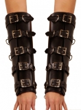 Leather Bondage Locking Arm Splints Premium