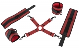 Set di costrizione bondage con chiusura a velcro Hogtie