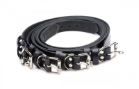 Bondage Straps lockable 4-Pc-Set Leather optionally locking Buckles different Length sturdy & thick BDSM-Straps buy