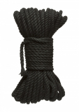 Corde de bondage chanvre noir Kink Bind & Tie 15 mètres 6mm