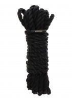 Corde de bondage en fibre synthétique 5-mètres 7mm noir