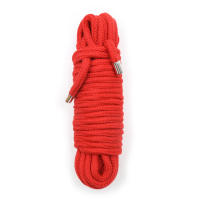 Câble de bondage en coton rouge 20 mètres 6mm