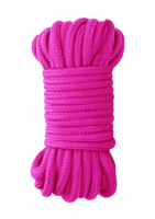 Bondage Rope Cotton & Silk 10-Meter 8mm pink