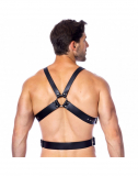 Leather Chest Harness w. Belly Strap