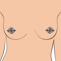 Brustwarzenklemmen magnetisch Nippelkronen