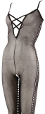 Catsuit Fishnet crotchless w. Hole Pattern
