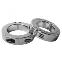 Cock Ring hinged 45mm Chrome plated