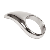 Cock Ring Teardrop Stainless Steel 55mm