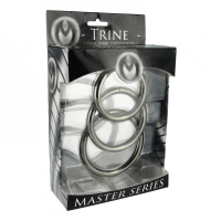 Cock Rings Set Master Series Trine Steel