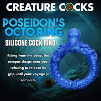 Cock-Ring flexible Poseidons Octo-Ring Silicone steel-blue Tentacle-shaped Penis Ring super-stretchy buy