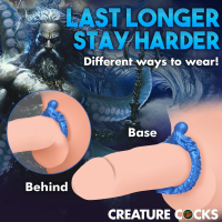 Cock-Ring flexible Poseidons Octo-Ring Silicone Fantasy-Ring Tentacle-shaped by CREATURE COCKS buy cheap