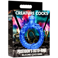 Cockring flessibile Poseidons Octo-Ring anello tentacolo in silicone blu di CREATURE COCKS acquistare a buon mercato