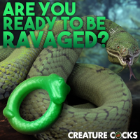 Cock-Ring flexible Serpentine Silicone green Snake-shaped Penis-Ring with Snake-Head super-stretchable buy cheap