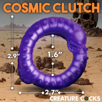 Cockring flexibel Slitherine Silikon violetter Alien-Wurm Fantasie-Penisring mit Stacheln günstig kaufen