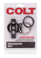 Cockring Harness COLT Enhancer Silikon & Edelstahl