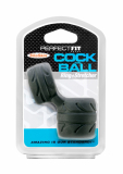 Cock Ring Testicle Stretcher Perfect Fit Cock & Ball SilaSkin black