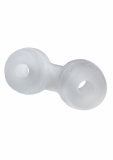 Cock Ring Testicle Stretcher Perfect Fit Cock & Ball SilaSkin semi-transparent