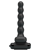 Cockring con catena anale e vibrazione Hercules in silicone con vibratore 10 modalità doppia penetrazione da PRETTY LOVE kaufen