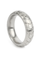 Cock Ring Mega Tire brushed Stainless Steel 50mm