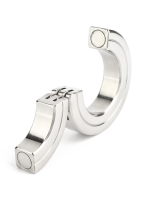 Cock Ring hinged w. Magnetic Closure Stainless Steel 40mm