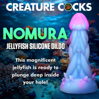 Creature Cocks Dildo Nomura Jellyfish w. ventosa in silicone medusa fantasia dildo con punte e nucleo solido acquistare