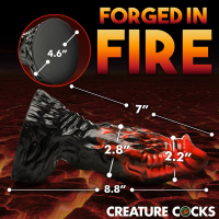 Creature Cocks Fantasy Dildo Vulcan Silicone huge Volcanic God of Fire Dong from CREATURE COCKS buy cheap