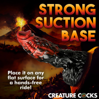 Creature Cocks Fantasy Dildo Vulcan Silicone huge Dong with 7.1cm Diameter from CREATURE COCKS buy cheap