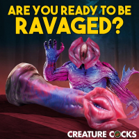 Creature Cocks Monster Dildo Demogoron Silicone Fantasy Underworld-Dildo w. wide Head & Suction-Base buy cheap