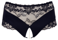 Panties ouvert w. Pearls Chain & Lace large Sizes