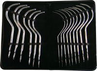 Set di dilatatori 15 pezzi Guyon Curves in acciaio inox