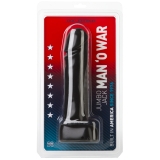 Dildo in Penis Shape Jumbo Jack Man-O-War 10 Inch black