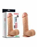 Dildo w. Suction Cup King Sized Legendary Realistic 9-Inch