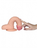 Dildo w. Suction Cup Ultra Soft Dude Thick Realistic 8.8-Inch